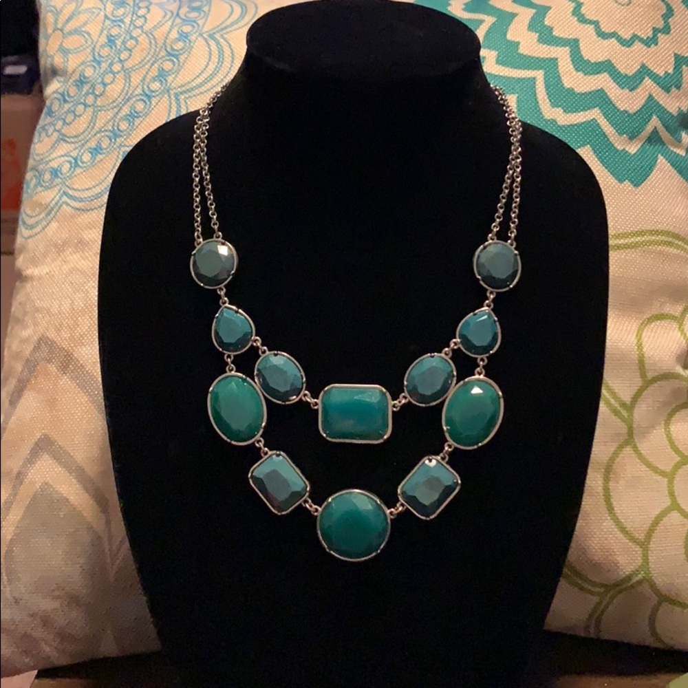 Teal Statement Necklace